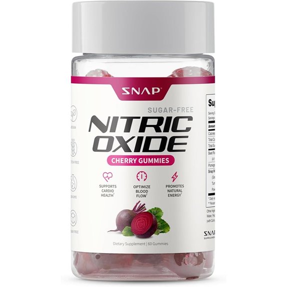 Nitric Oxide Beet Root Gummies - Cherry 60