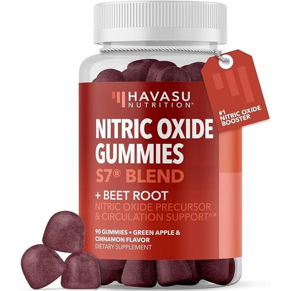 Nitric Oxide Gummies with L-Arginine Beet 90ct