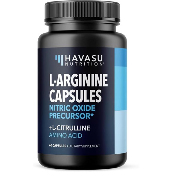 L-Arginine & L-Citrulline Nitric Oxide Capsules