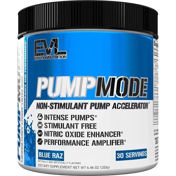 EVL PumpMode Nitric Oxide Pre-Workout Supplement