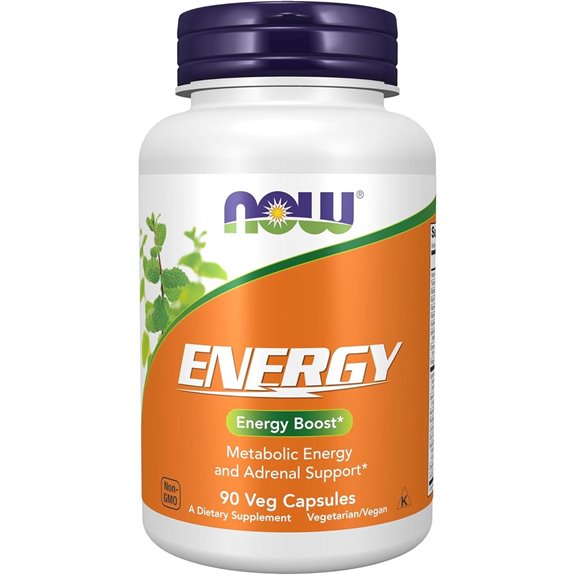 NOW Foods Energy Dietary Supplement with B Vitamins Green Tea