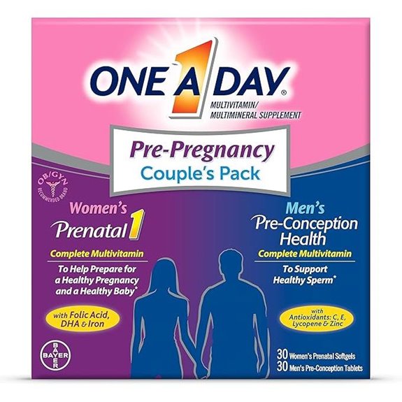 One A Day Pre-Pregnancy Multivitamin Softgels (60 Count)