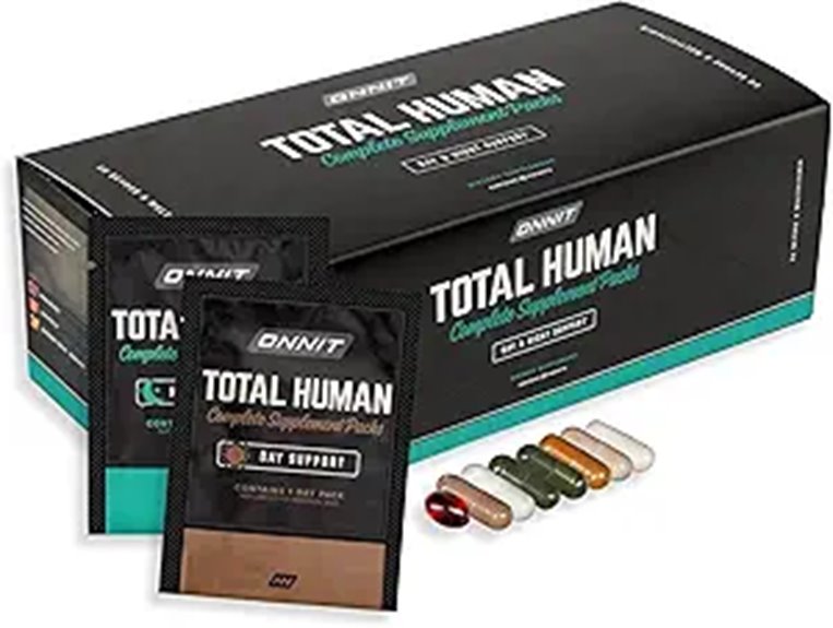 ONNIT Total Human Multivitamin Day/Night Packs