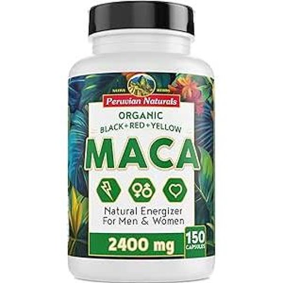 Organic Maca Root Capsules 2400mg - 150 Vegan Pills