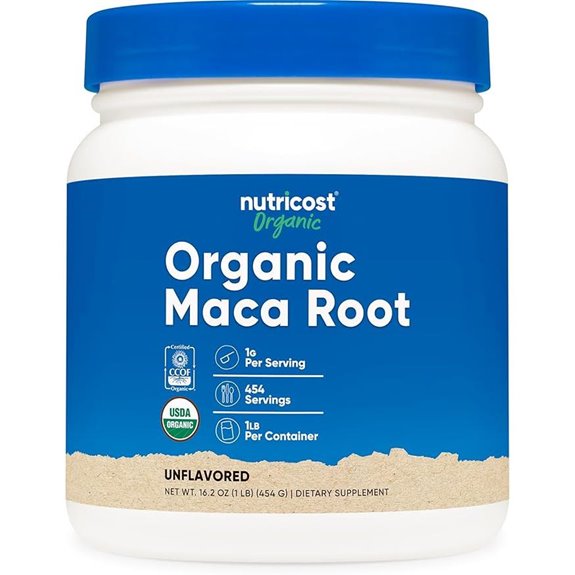 Nutricost Organic Maca Root Powder (1 LB)