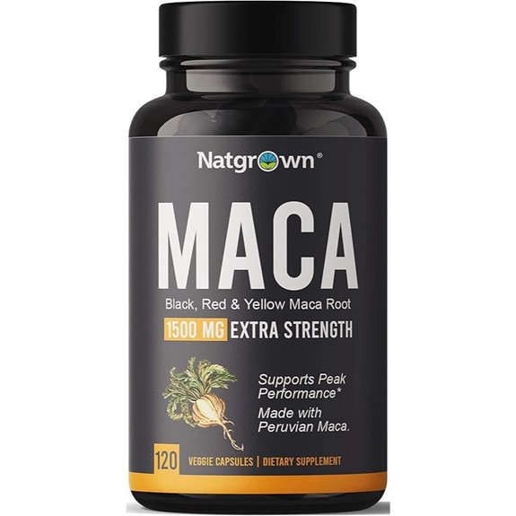 Natgrown Organic Maca Root Powder Capsules (1500 mg)