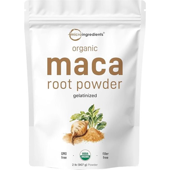 Organic Maca Root Powder 2 lb – Gelatinized Peruvian