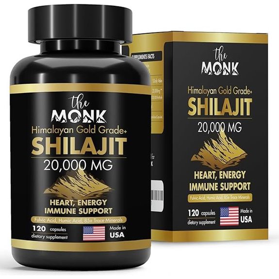 Organic Shilajit with Fulvic/Humic Acid 120 Caps