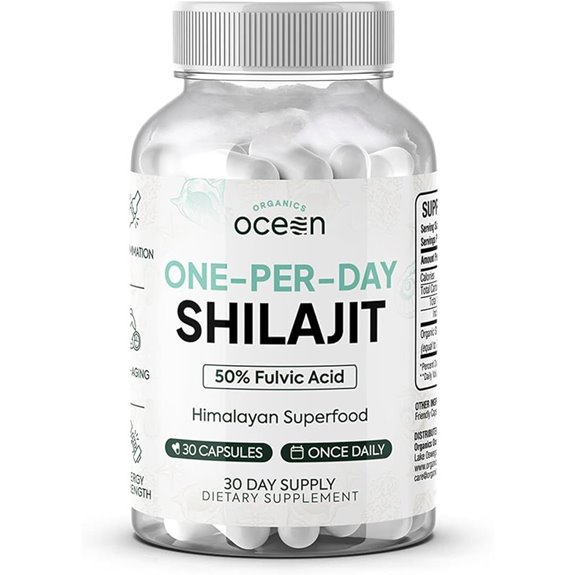 Organics Ocean Shilajit 30 Capsules for Adults