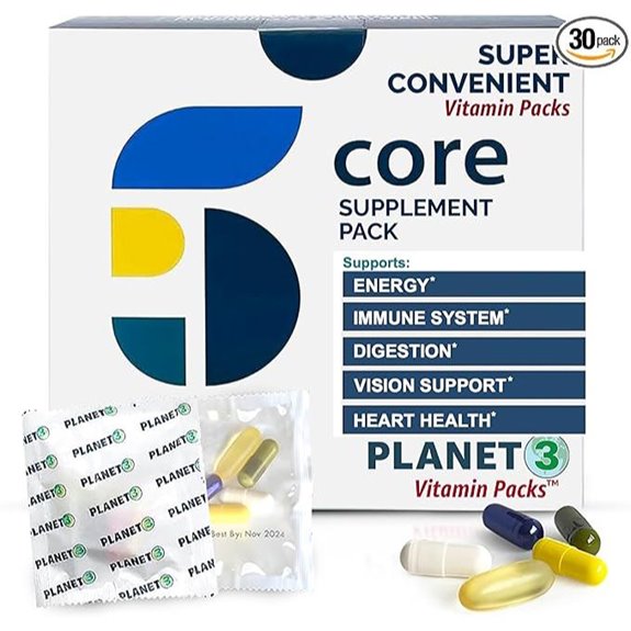 Planet 3 Daily Vitamin Packs for Immune & Energy