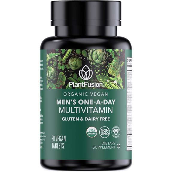 PlantFusion Organic Multivitamin for Men (30 Tablets)