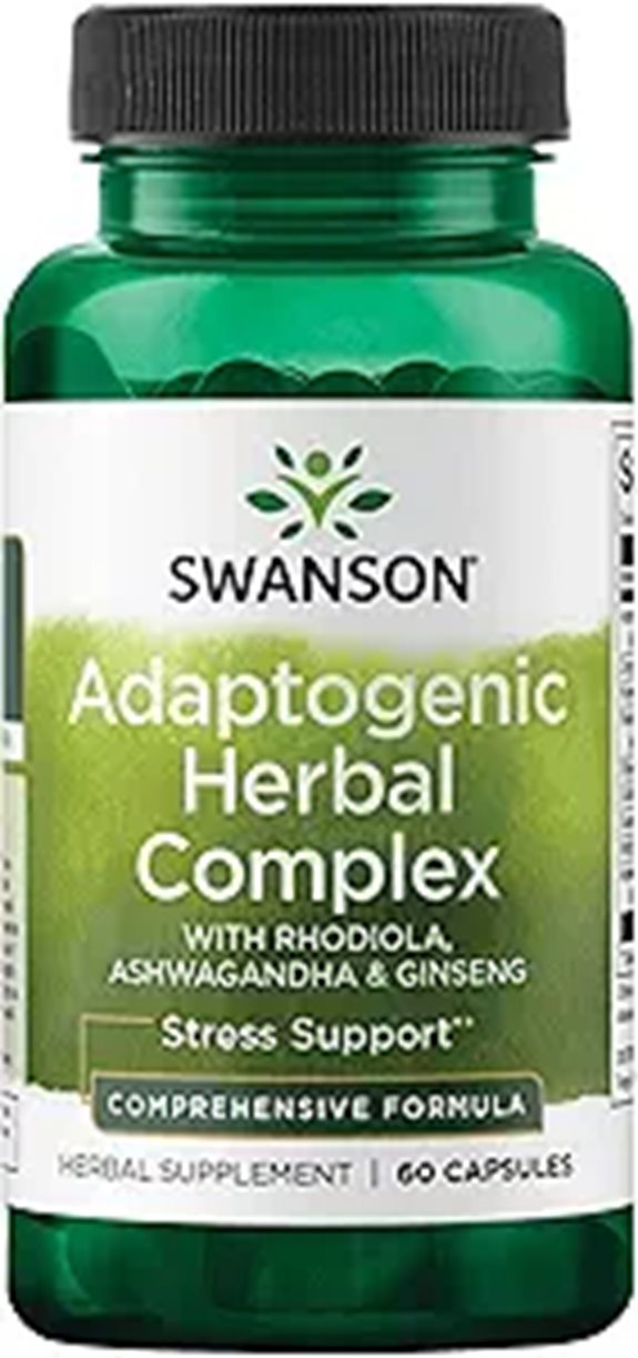 Rhodiola Ashwagandha Ginseng Complex for Stress Support