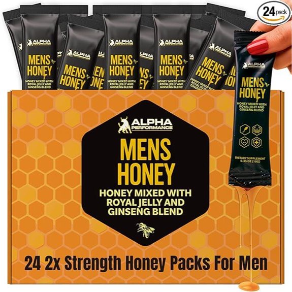 Royal Jelly Honey for Men: Extra Strength Energy Packets
