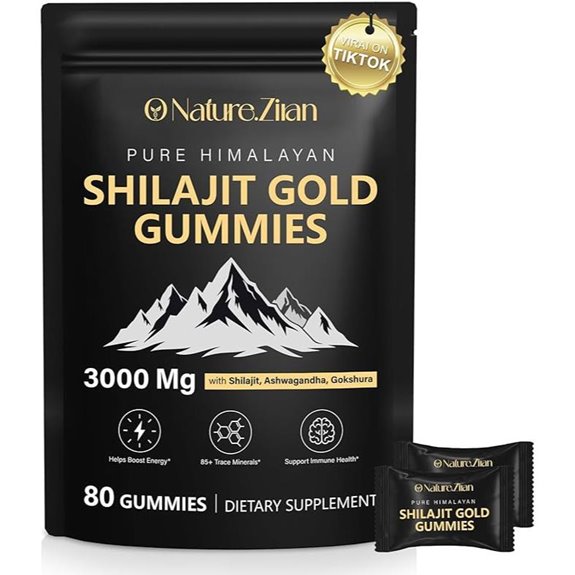 Shilajit Gummies with Ashwagandha & Minerals (80)