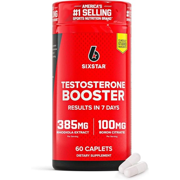 Six Star Testosterone Booster with Rhodiola & Boron Citrate