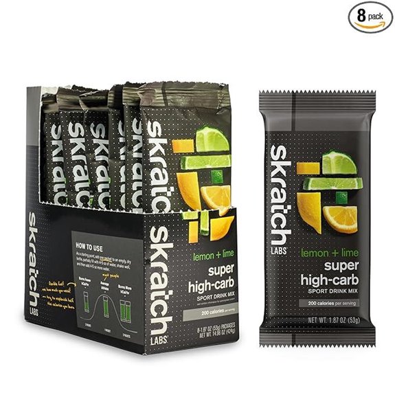 Skratch Labs High-Carb Drink Mix Packets - Lemon/Lime