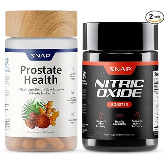 Snap Supplements Prostate Health & Nitric Oxide Bundle