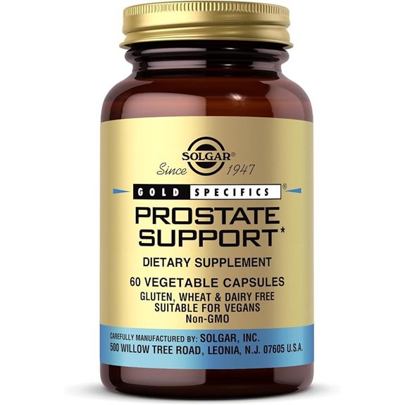Solgar Prostate Support 60 Veg Capsules Vegan+Gluten/Dairy Free