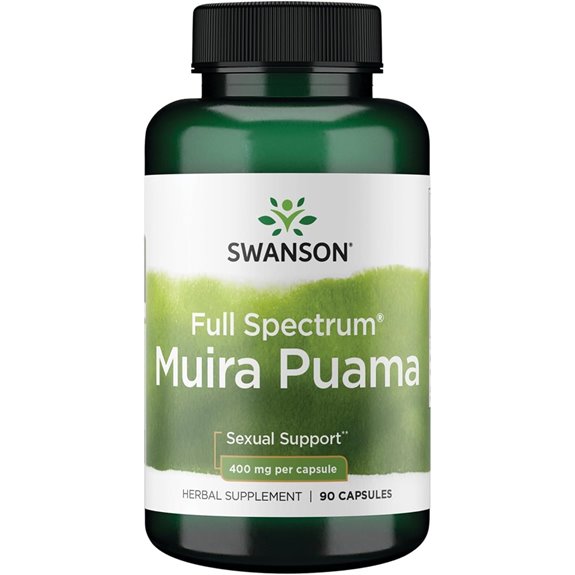 Swanson Muira Puama Root Supplement 400 mg 90 capsules