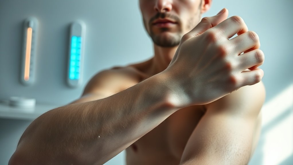 temperature driven male vascular perfusion dynamics