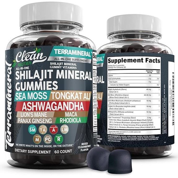 Terramineral Shilajit Gummies with Irish Sea Moss