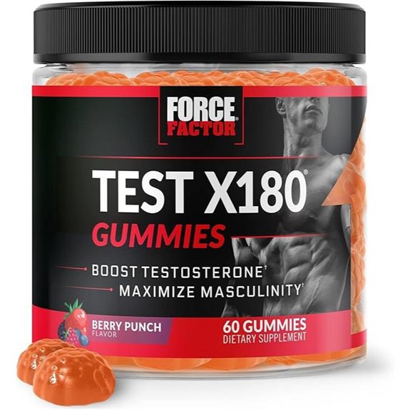 Test X180 Gummies Testosterone Booster for Men (60)