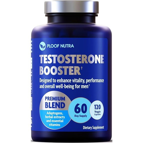 Testosterone Booster for Men &ndash; Ashwagandha & Tribulus 120ct