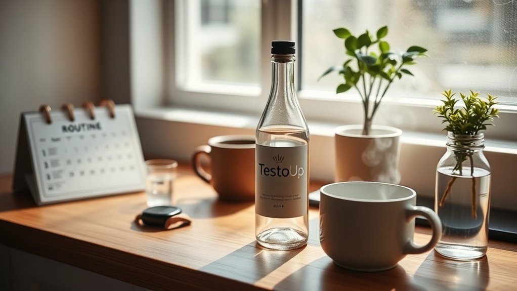 testoup daily dosing rhythm table