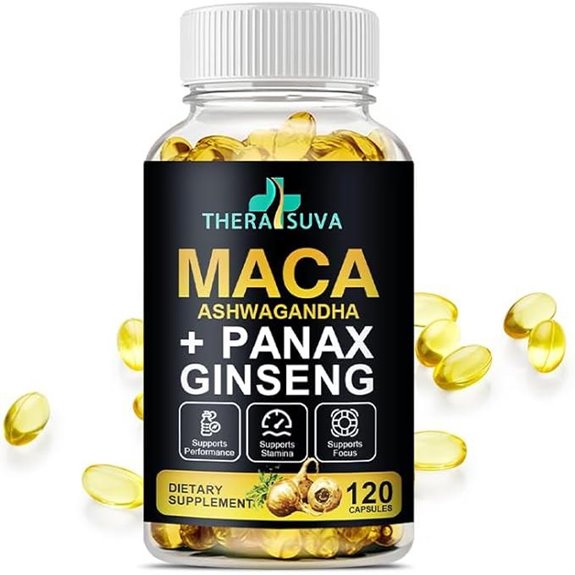 3-in-1 Ashwagandha Maca & Ginseng Supplement (120)