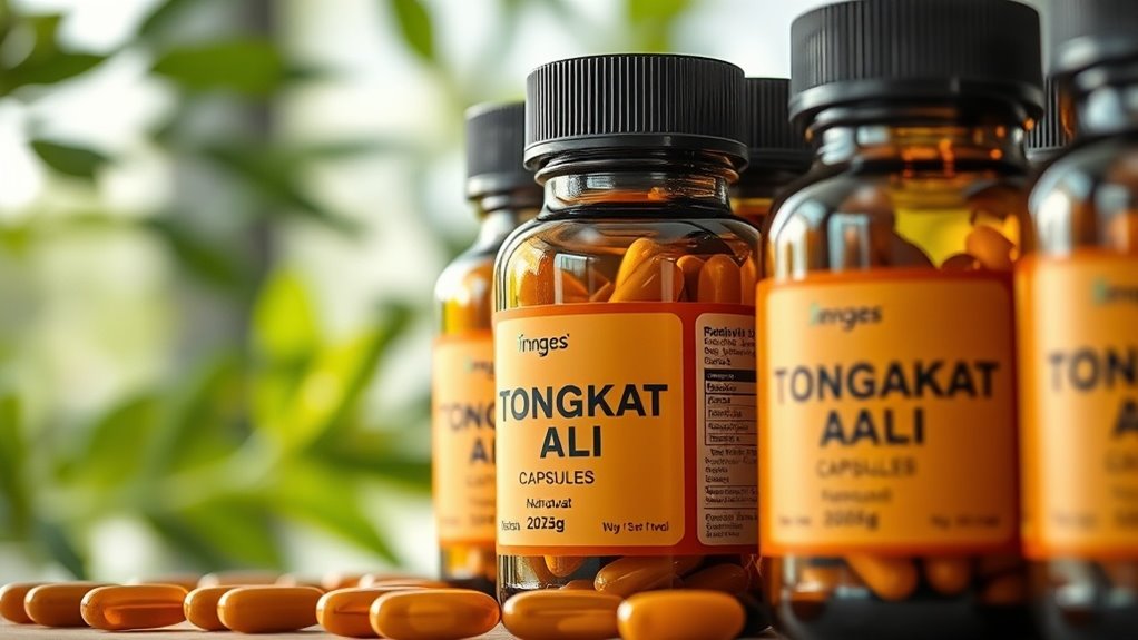 tongkat ali capsules specifics potency labeling dosage