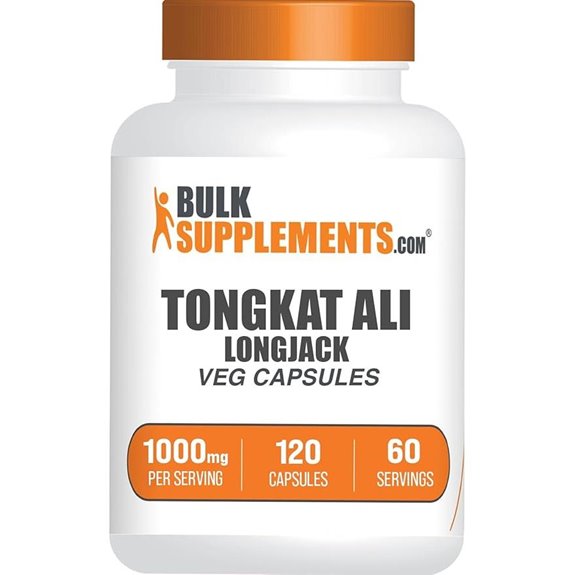 Tongkat Ali Extract Capsules - BulkSupplements 120ct Vegan