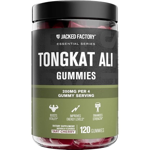 Tongkat Ali Gummies 100:1 for Vitality Energy & Strength