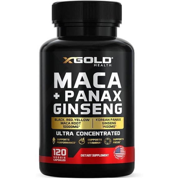 Ultra Potent Maca & Panax Ginseng Capsules (20x)