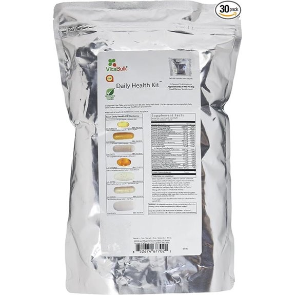 Vital Bulk Daily Health Kit Multivitamin Box (30)