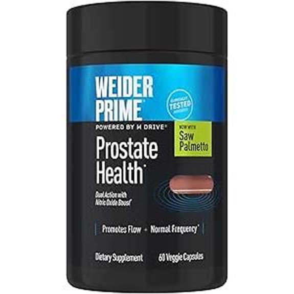 Weider Prostate Health Saw Palmetto 60 Veggie Capsules