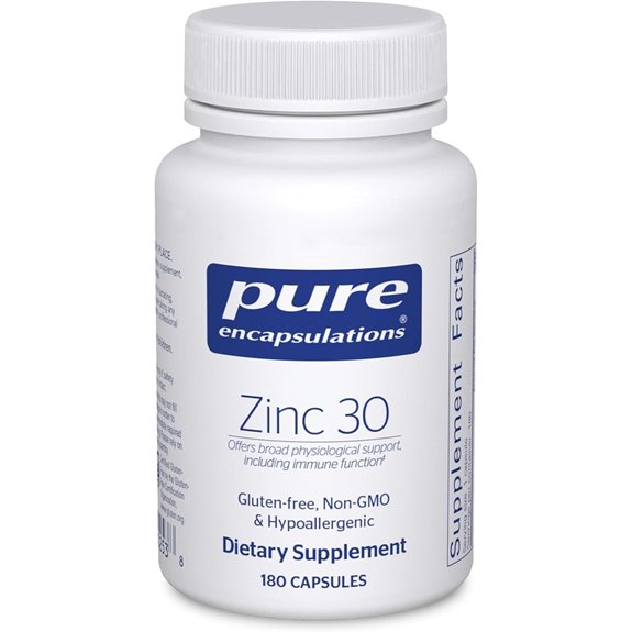 Zinc 30 mg Supplement for Immune Support (180 caps)